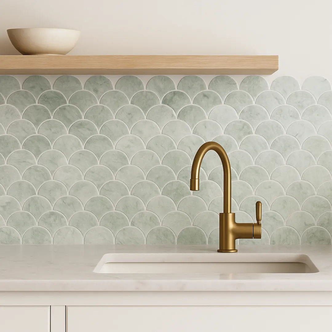 Elite Design Studio - EDS - Fan Stone Mosaic