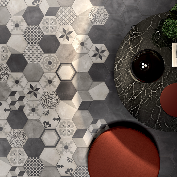 Elite Design Studio - Marca Corona - Terra Esagona (Hex) Patterns