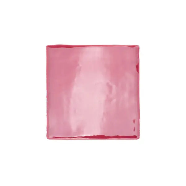 Elite Design Studio - 100x100mm Cobsa Ceramica - Handmade Hot Pink Dark Gloss