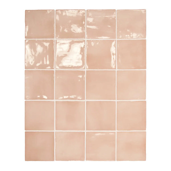 100x100mm Equipe Ceramicas - Manacor Blush Pink