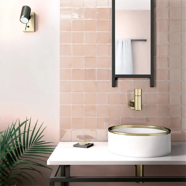 Elite Design Studio - 100x100mm Equipe Ceramicas - Manacor Blush Pink