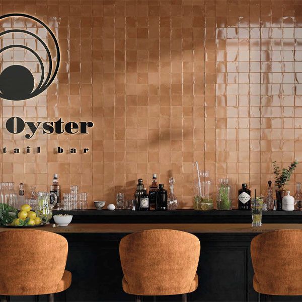 100x100mm Rondine - Marrakech Copper