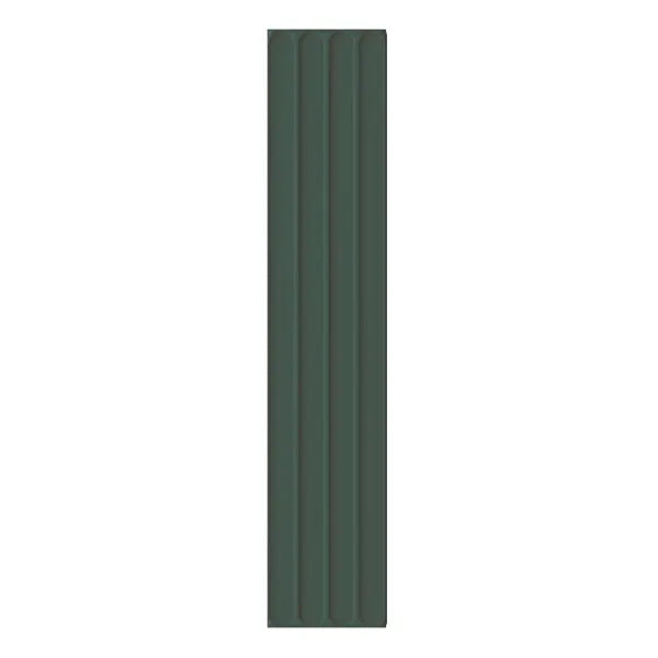 Elite Design Studio - 107x542mm DNA Tiles - Plinto In (Concave) Green Matt