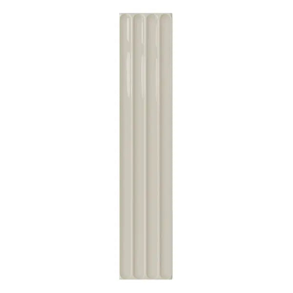 Elite Design Studio - 107x542mm DNA Tiles - Plinto In (Concave) Greige Gloss