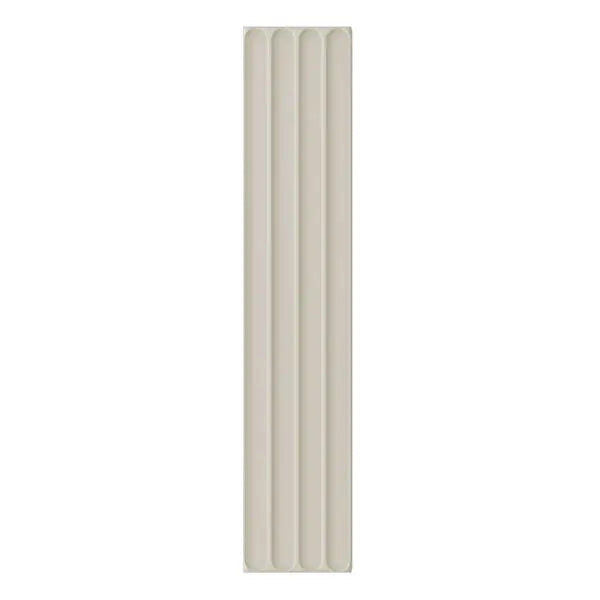 Elite Design Studio - 107x542mm DNA Tiles - Plinto In (Concave) Greige Matt