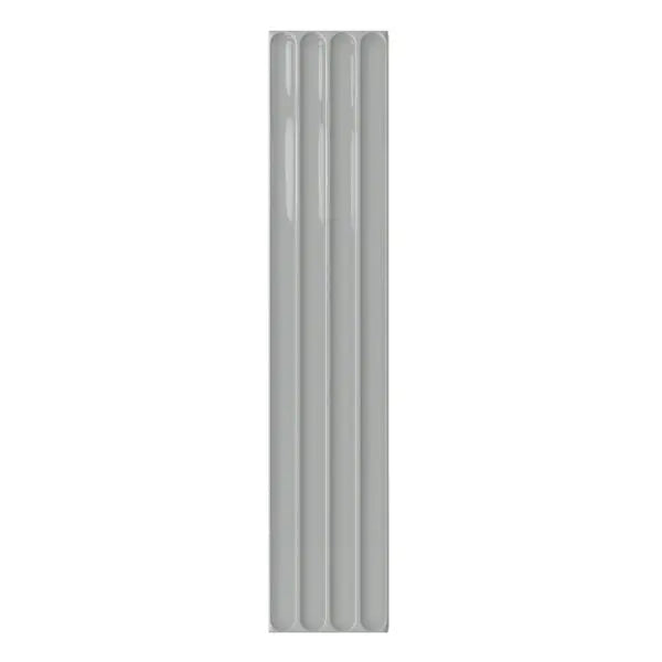 Elite Design Studio - 107x542mm DNA Tiles - Plinto In (Concave) Grey Gloss