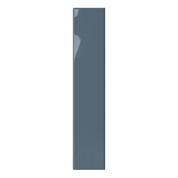 Elite Design Studio - 107x542mm DNA Tiles - Plinto Flat Blue Gloss