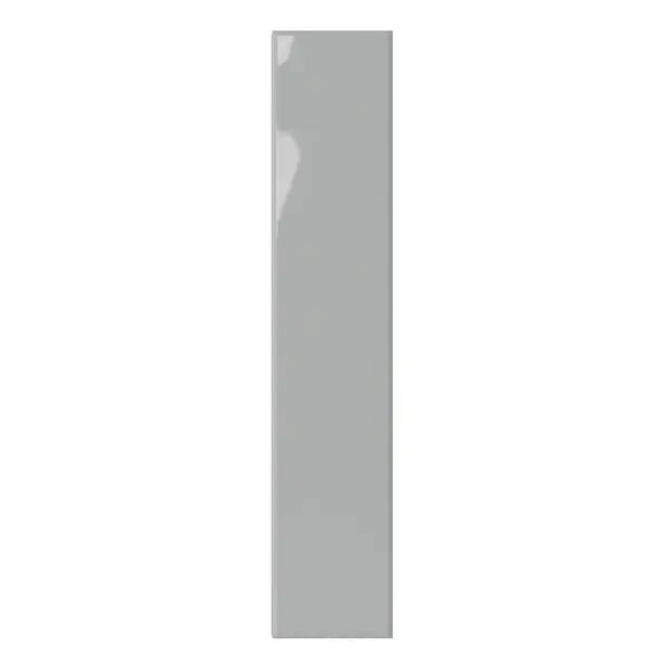 Elite Design Studio - 107x542mm DNA Tiles - Plinto Flat Grey Gloss