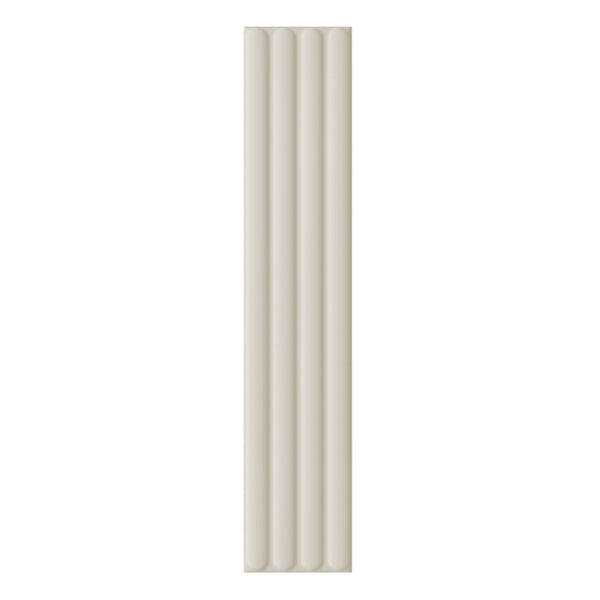 107x542mm DNA Tiles - Plinto Out (Flute) Greige Matt