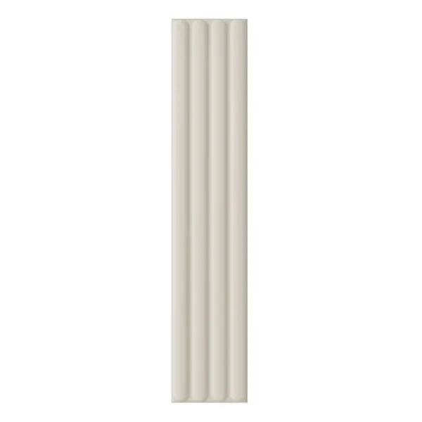 Elite Design Studio - 107x542mm DNA Tiles - Plinto Out (Flute) Greige Matt