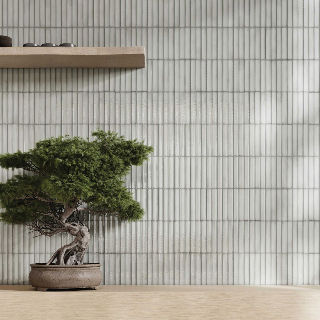 115x230mm Estudio Ceramico - Kanji Snow