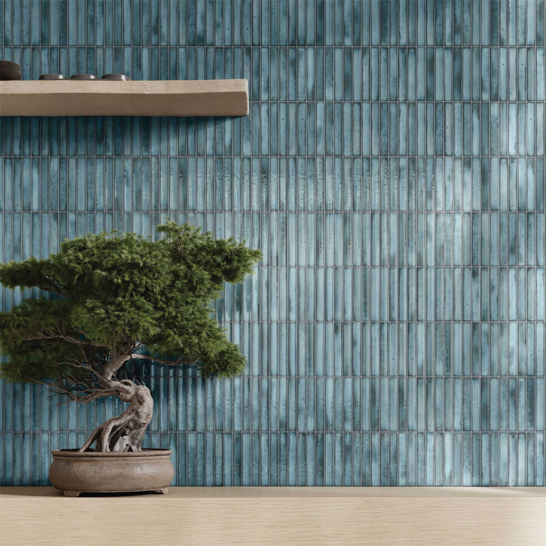 115x230mm Estudio Ceramico - Kanji Sea Blue