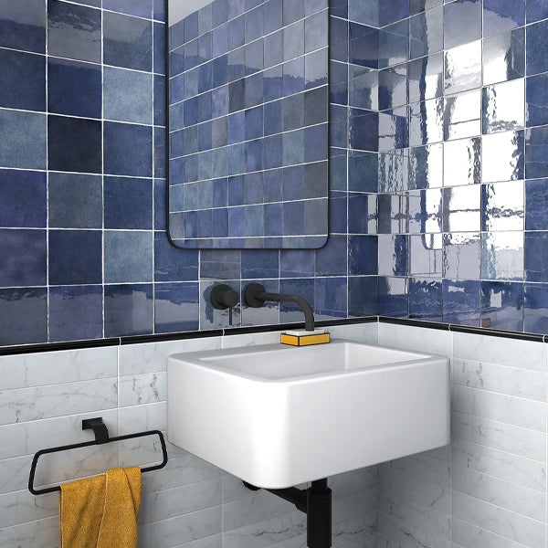 132x132mm Equipe Ceramicas - Artisan Colonial Blue
