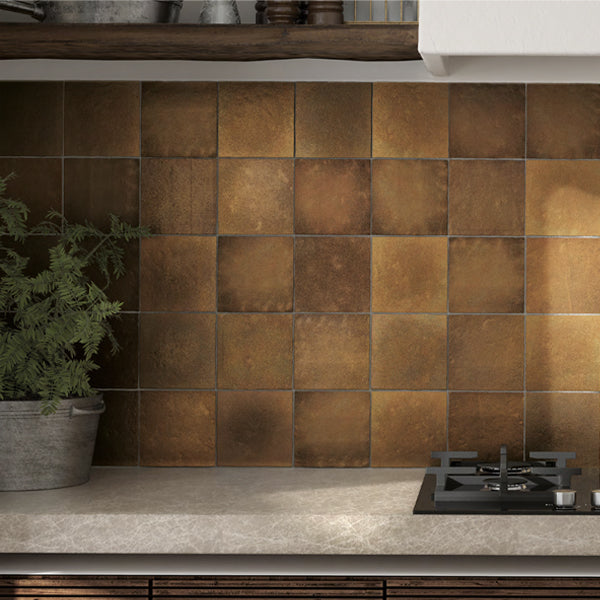 132x132mm Equipe Ceramicas - Artisan Gold