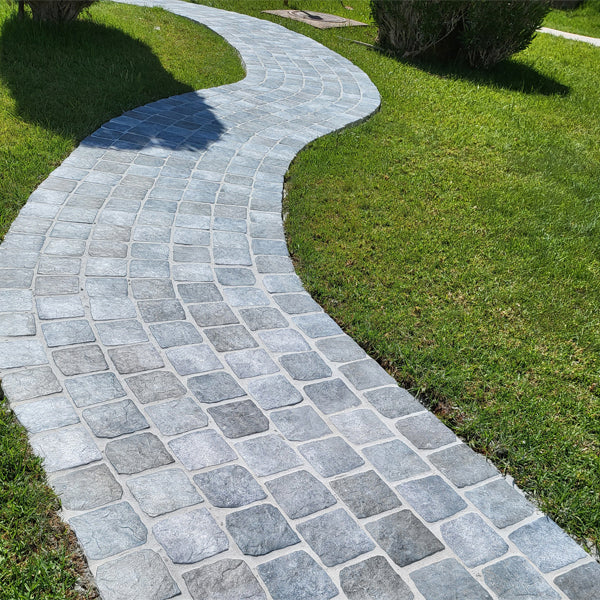 150x150mm (Cobbles) Cerlat - Country Perla (Light Grey)
