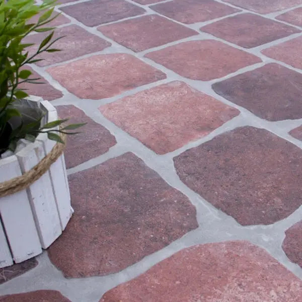 Elite Design Studio - 150x150mm (Cobbles) Cerlat - Country Rodeno (Red)