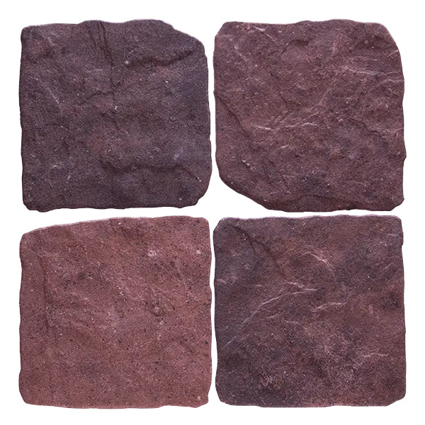 150x150mm (Cobbles) Cerlat - Country Rodeno (Red)