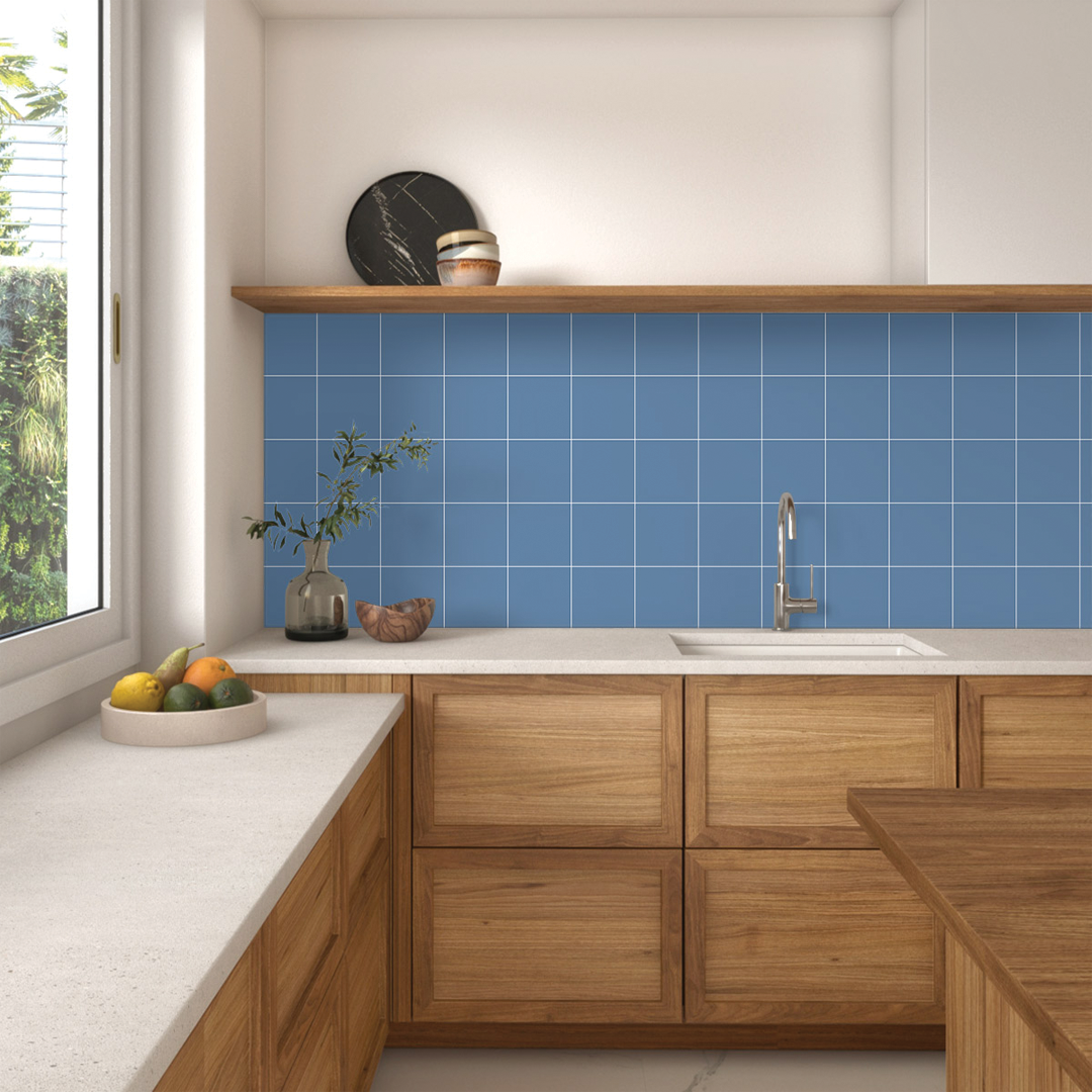 147x147mm Estudio Ceramico - Highbury Solid Blue