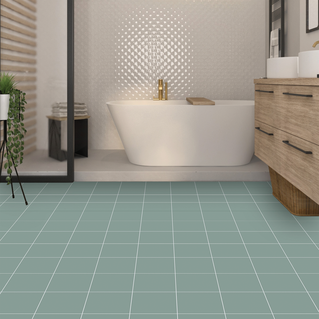 147x147mm Estudio Ceramico - Highbury Solid Green