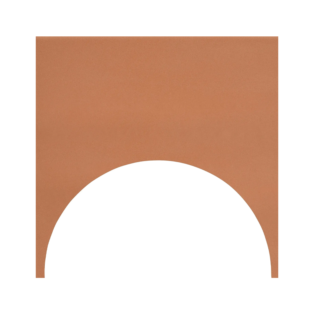 150x150mm Quintessenza Ceramiche - FargBlock Cirkel Out Arancio Matt