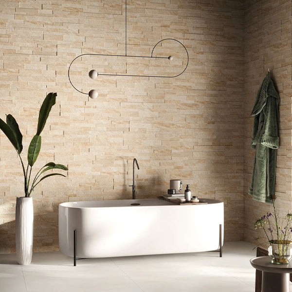 150x600mm Rondine - Quarzite 3D Beige