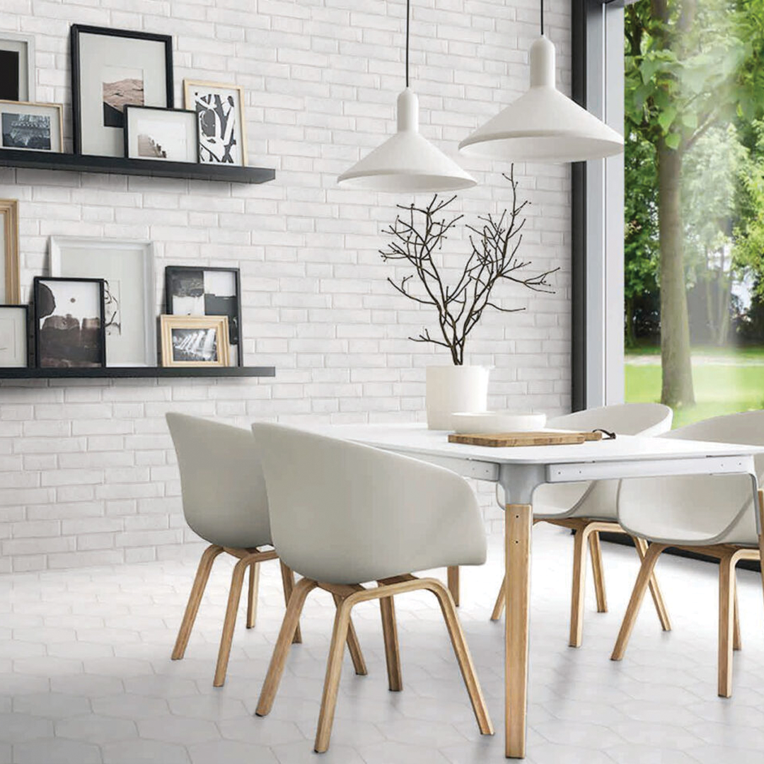 160x400mm Keradom - Argille Bianco