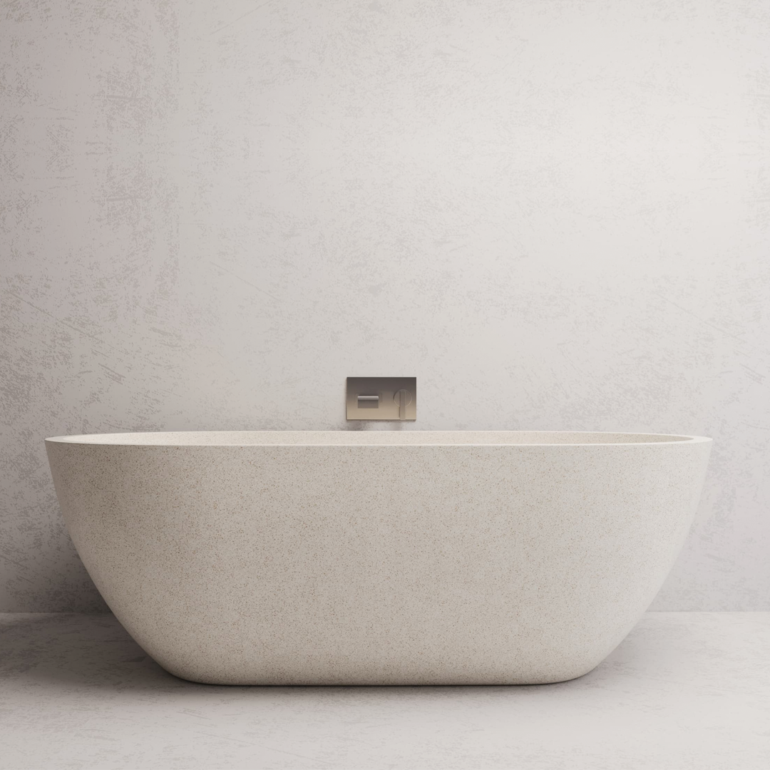 1700x800x560mm Madu Living - Indy Bath White