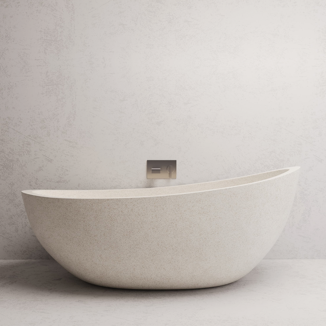 1700x910x710mm Madu Living - Ray Large Bath White