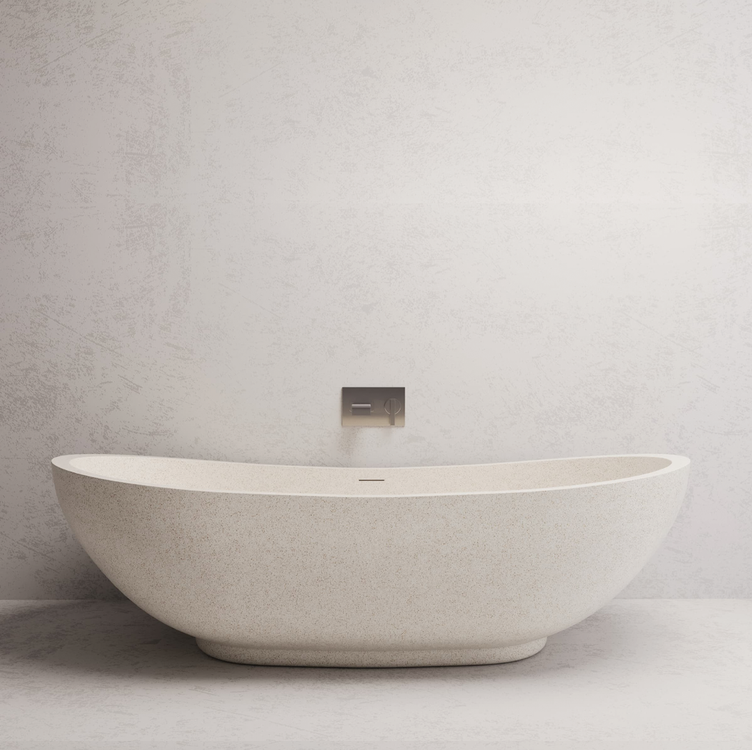 1790x856x575mm Madu Living - Willow Bath White