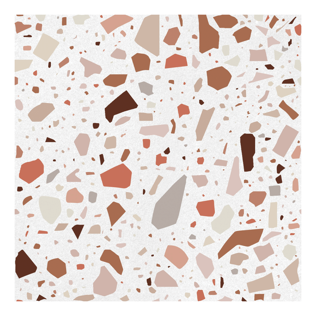 186x186mm Quintessenza Ceramiche - Confetti Bianco Cotto