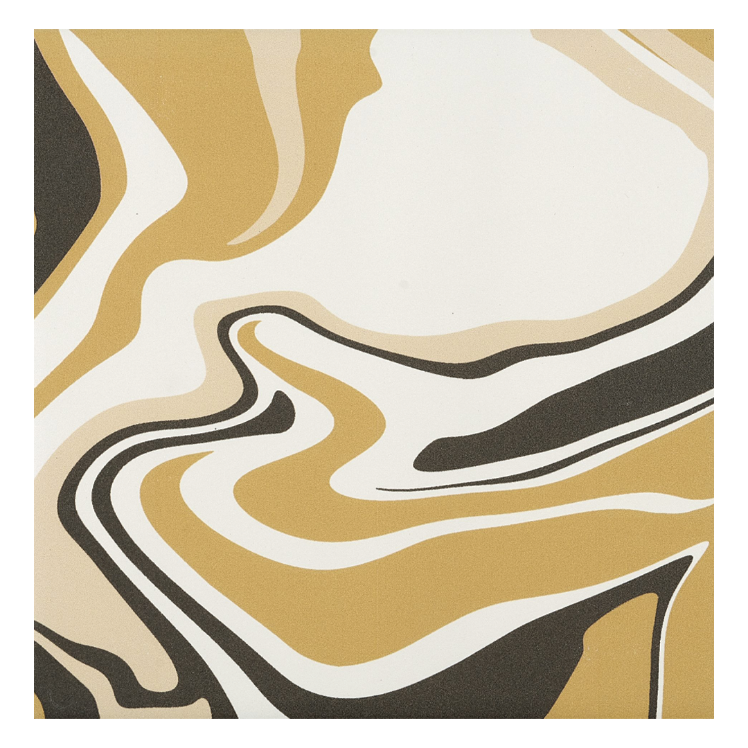 186x186mm Quintessenza Ceramiche - Fluid Choco Moka
