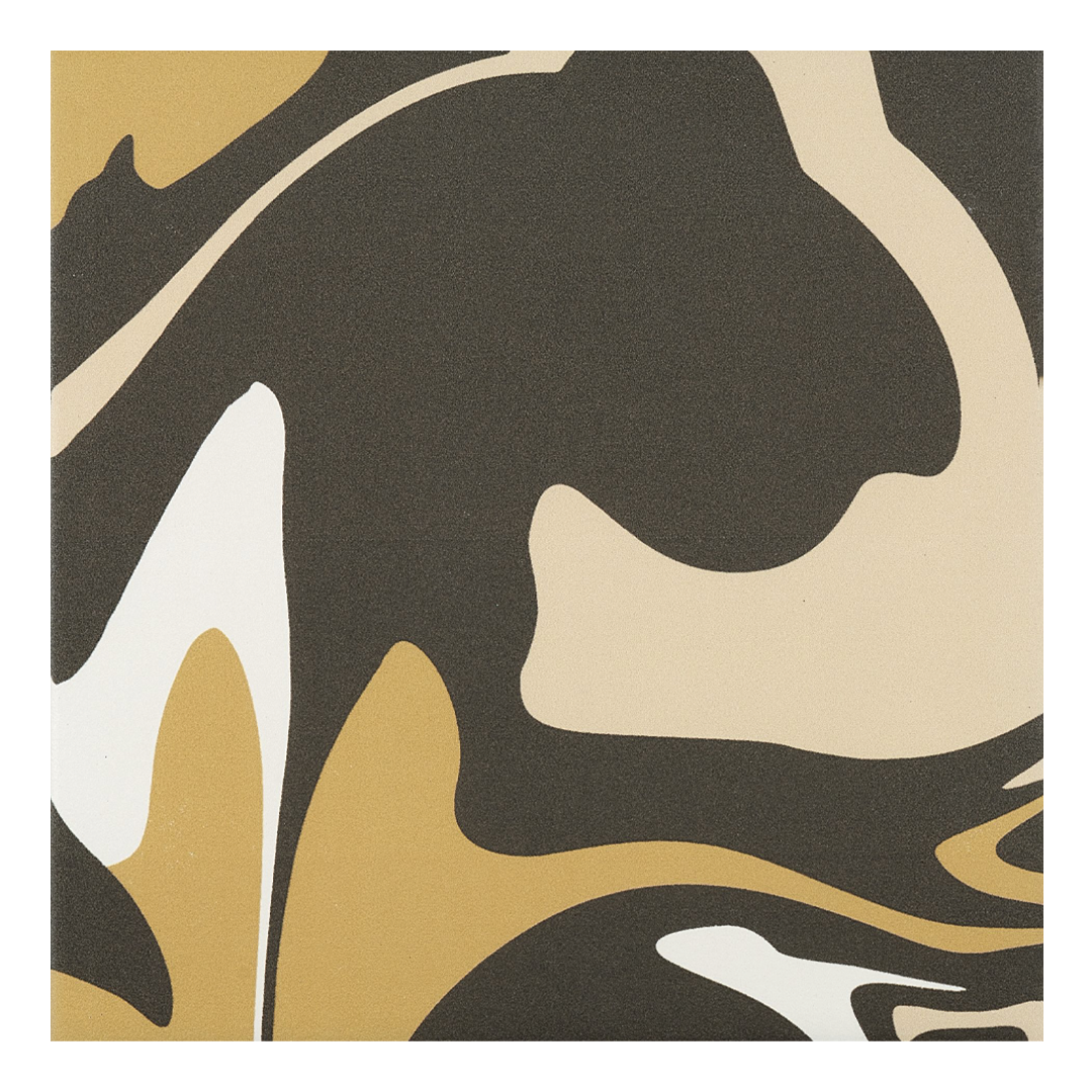 186x186mm Quintessenza Ceramiche - Fluid Choco Moka