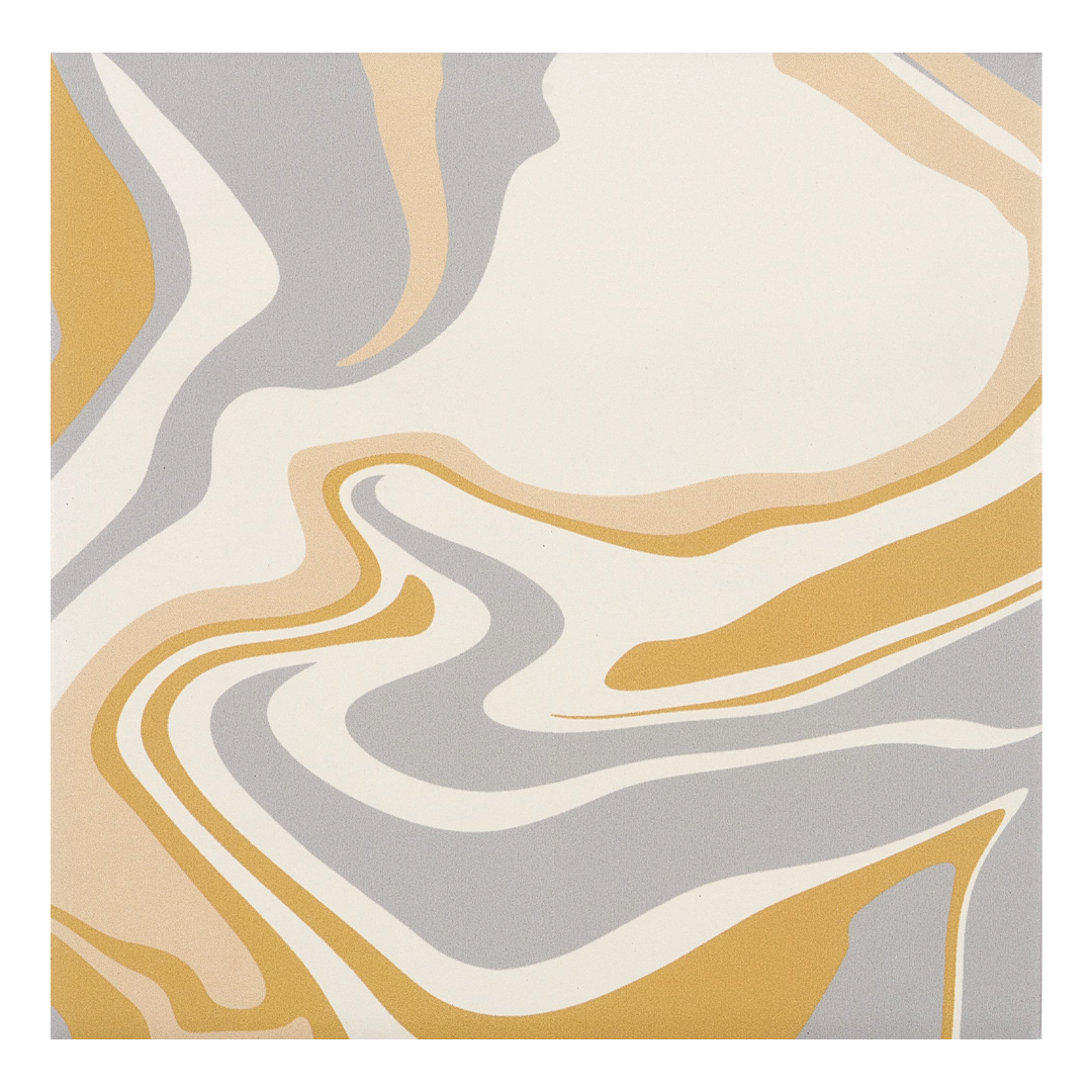 186x186mm Quintessenza Ceramiche - Fluid Honey Syrup