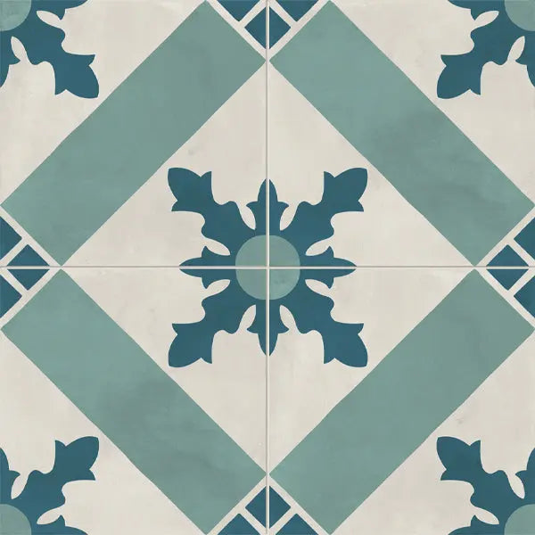 Elite Design Studio - 200x200mm Marca Corona - Terra Art Cardinale Oceano & Cielo (OC)
