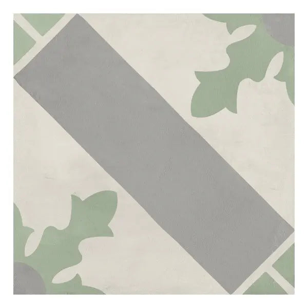 Elite Design Studio - 200x200mm Marca Corona - Terra Art Cardinale Sabbia & Menta (SM)