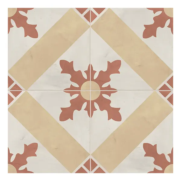 Elite Design Studio - 200x200mm Marca Corona - Terra Art Cardinale Tramonto & Crema (TC)