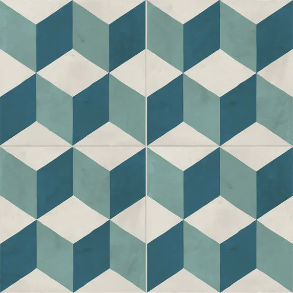 Elite Design Studio - 200x200mm Marca Corona - Terra Art Cubo Oceano & Cielo (OC)