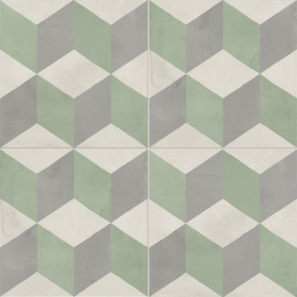 200x200mm Marca Corona - Terra Art Cubo Sabbia & Menta (SM)