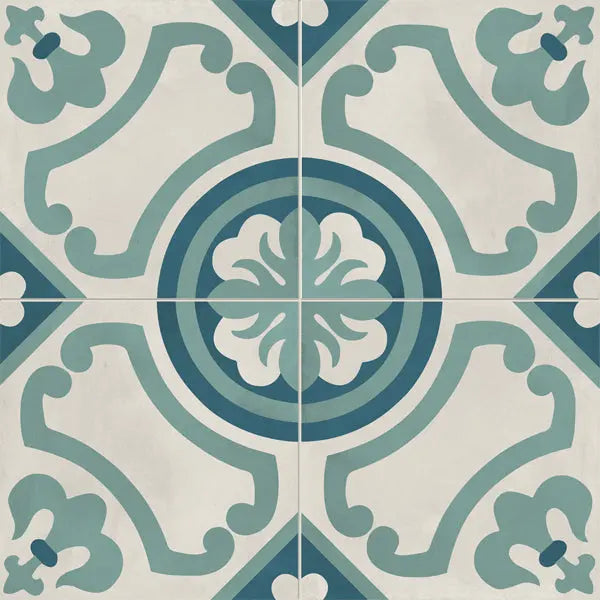 Elite Design Studio - 200x200mm Marca Corona - Terra Art Giglio Oceano & Cielo (OC)