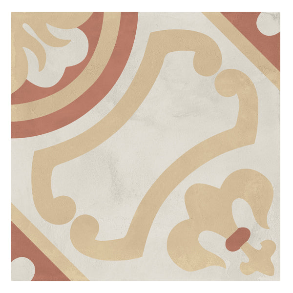 200x200mm Marca Corona - Terra Art Giglio Tramonto & Crema (TC)