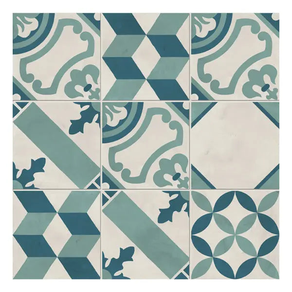 Elite Design Studio - 200x200mm Marca Corona - Terra Art Mix Oceano & Cielo (OC)