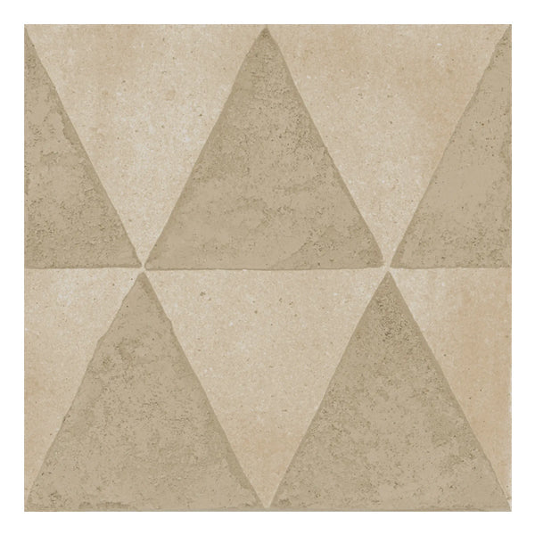200x200mm Marazzi - Artcraft Calce Decoro Triangoli