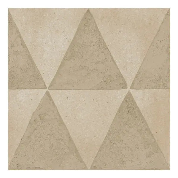 Elite Design Studio - 200x200mm Marazzi - Artcraft Calce Decoro Triangoli