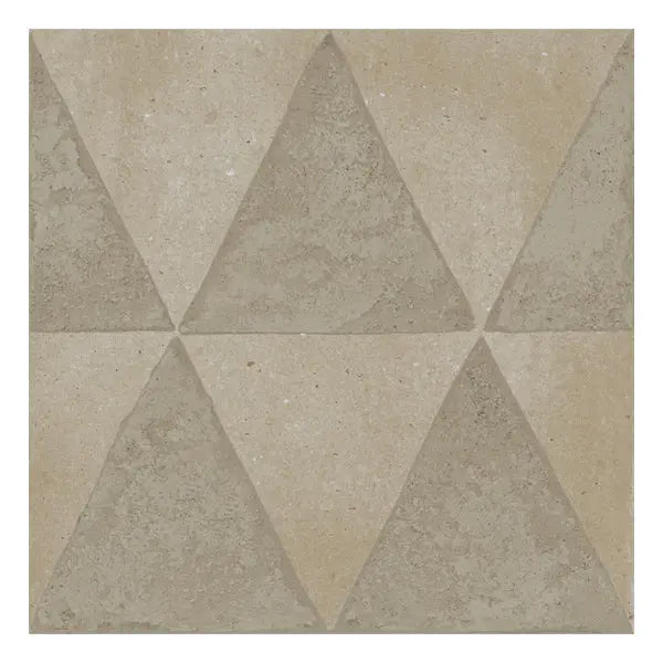 Elite Design Studio - 200x200mm Marazzi - Artcraft Sabbia Decoro Triangoli