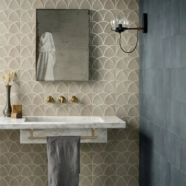Elite Design Studio - 200x200mm Marca Corona - Terracreta Forma Argilla Vitrea