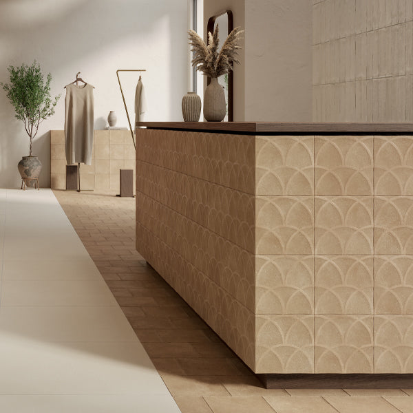 200x200mm Marca Corona - Terracreta Forma Chamotte