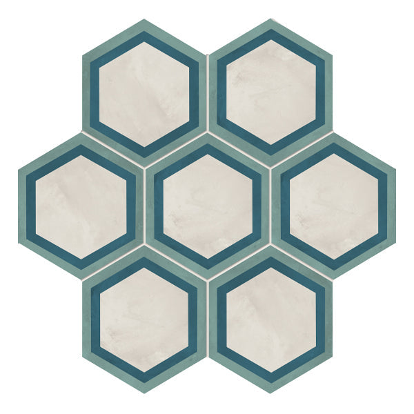 210x250mm Marca Corona - Terra Art Cornice Hex (ESA) Oceano & Cielo (OC)