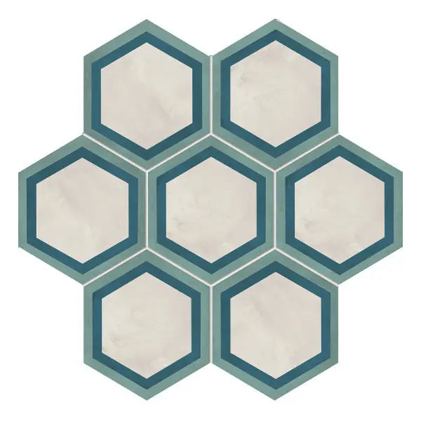Elite Design Studio - 210x250mm Marca Corona - Terra Art Cornice Hex (ESA) Oceano & Cielo (OC)