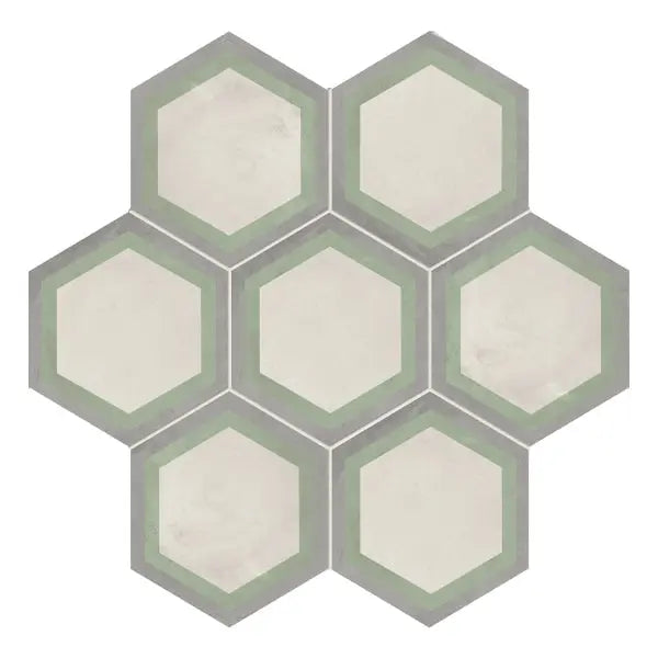 Elite Design Studio - 210x250mm Marca Corona - Terra Art Cornice Hex (ESA) Sabbia & Menta (SM)