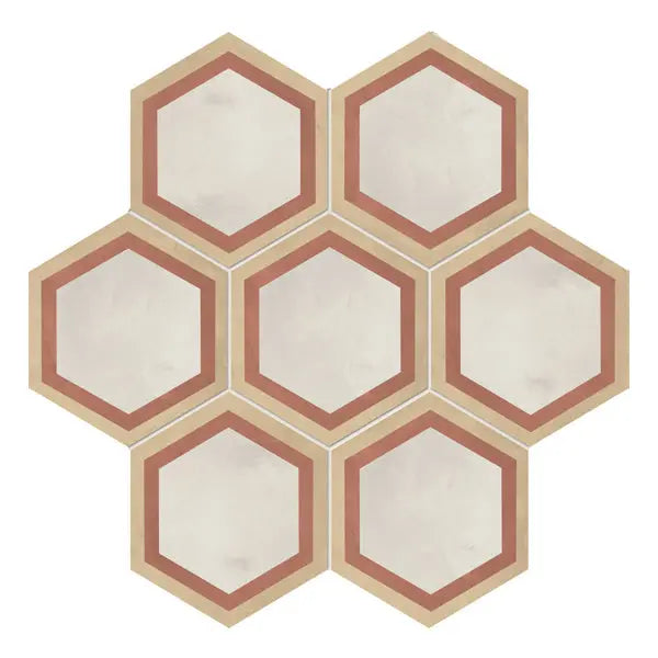 Elite Design Studio - 210x250mm Marca Corona - Terra Art Cornice Hex (ESA) Tramonto & Crema (TC)